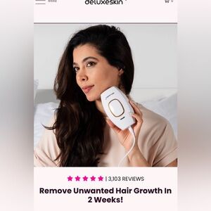 PAIN FREE HOME LASER HAIR REMOVAL New Open Boxes